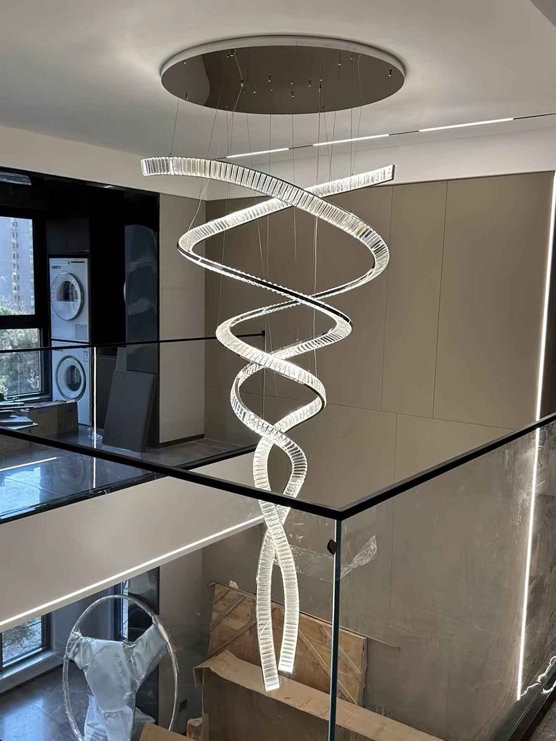 Lampe an en Cristal – Design Contemporain