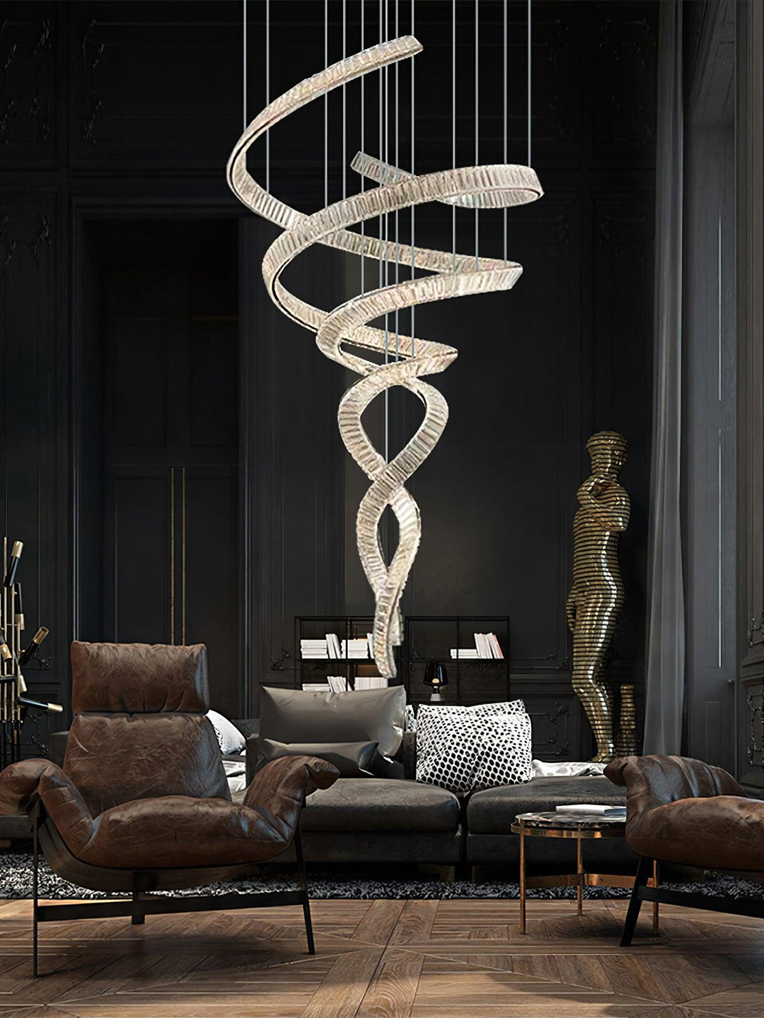 Cotalan Suspension Fluide en Or - Neutralighting