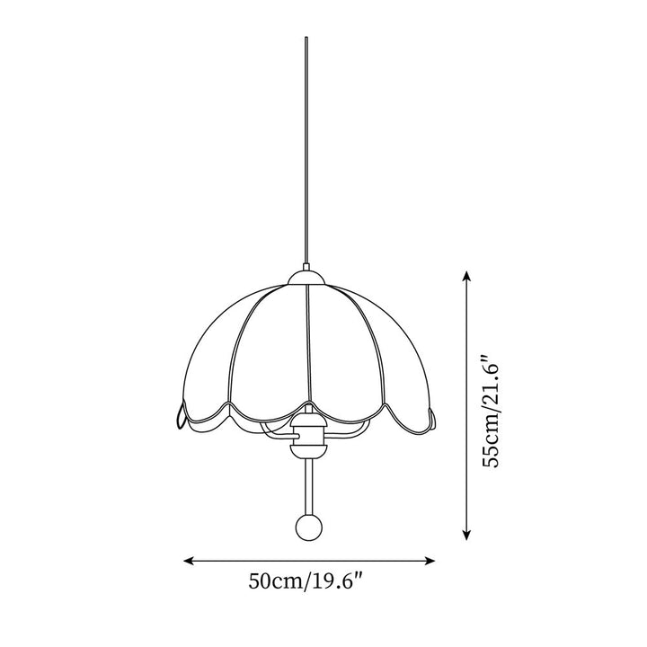 Lonzo Suspension Tissu Dôme - Neutralighting