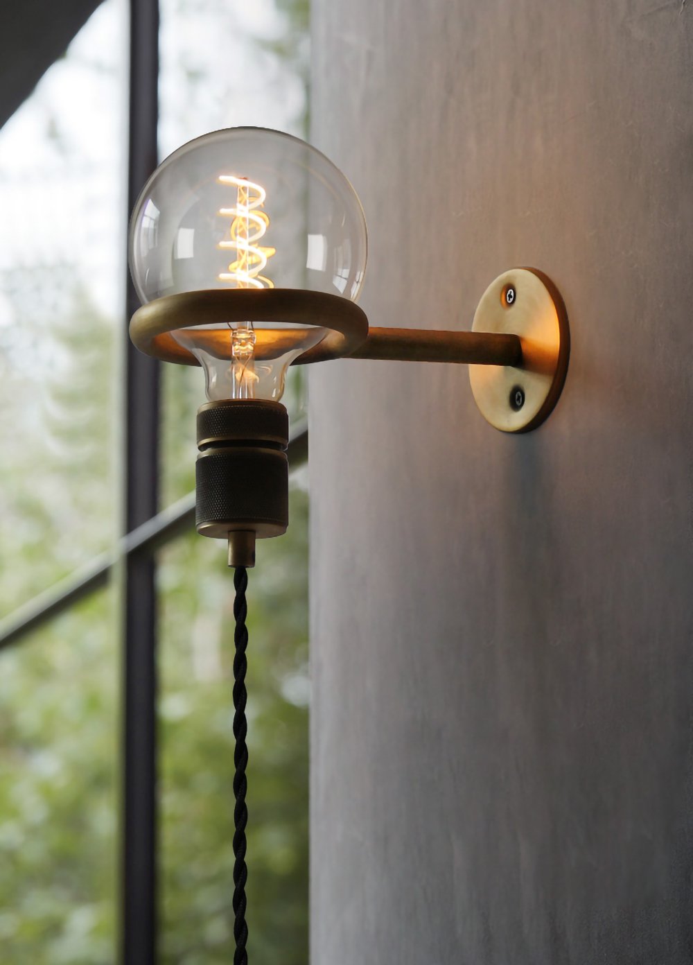 Evmaror Applique Murale Verre Élégante Minimaliste - Neutralighting