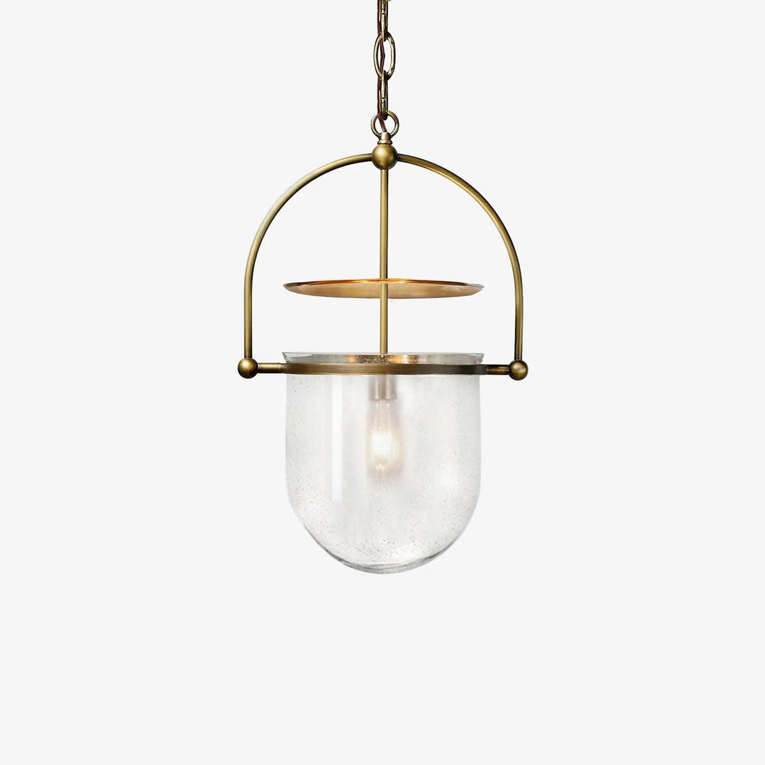 Lustra Suspension en Verre et Laiton Vintage - Neutralighting
