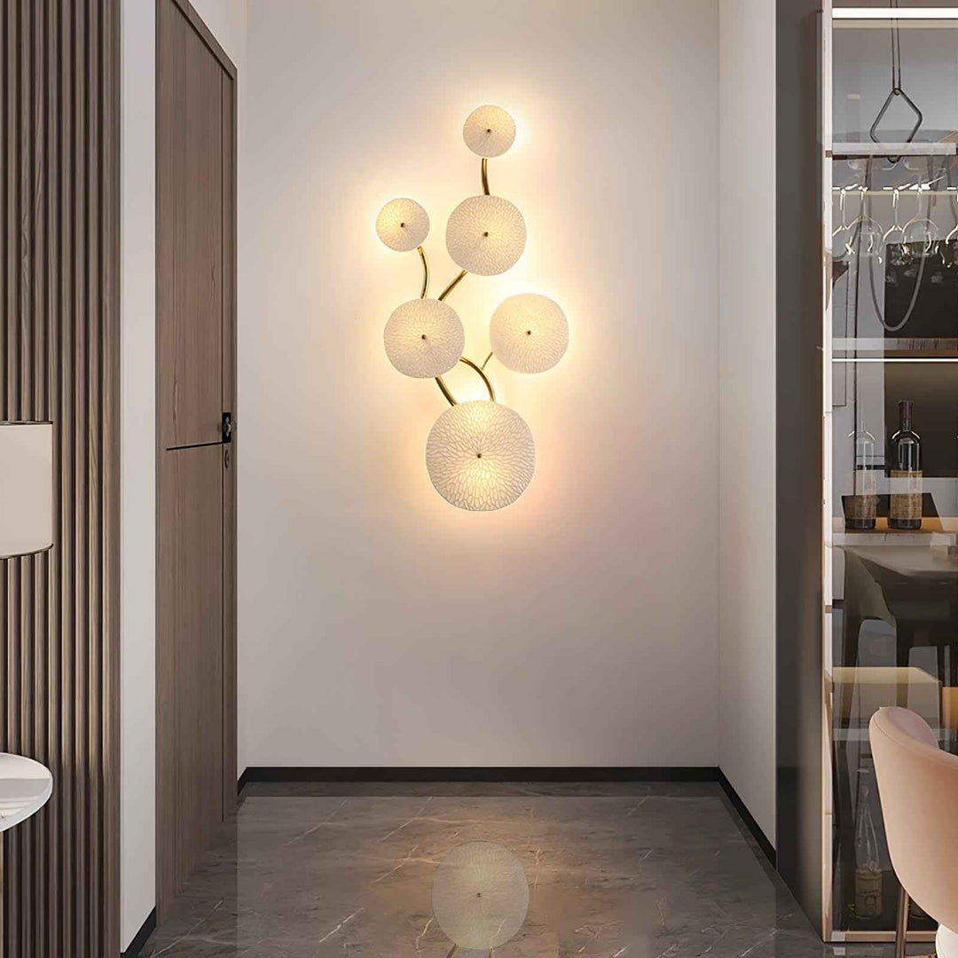 Jesse Métal 10cm Blanc LED