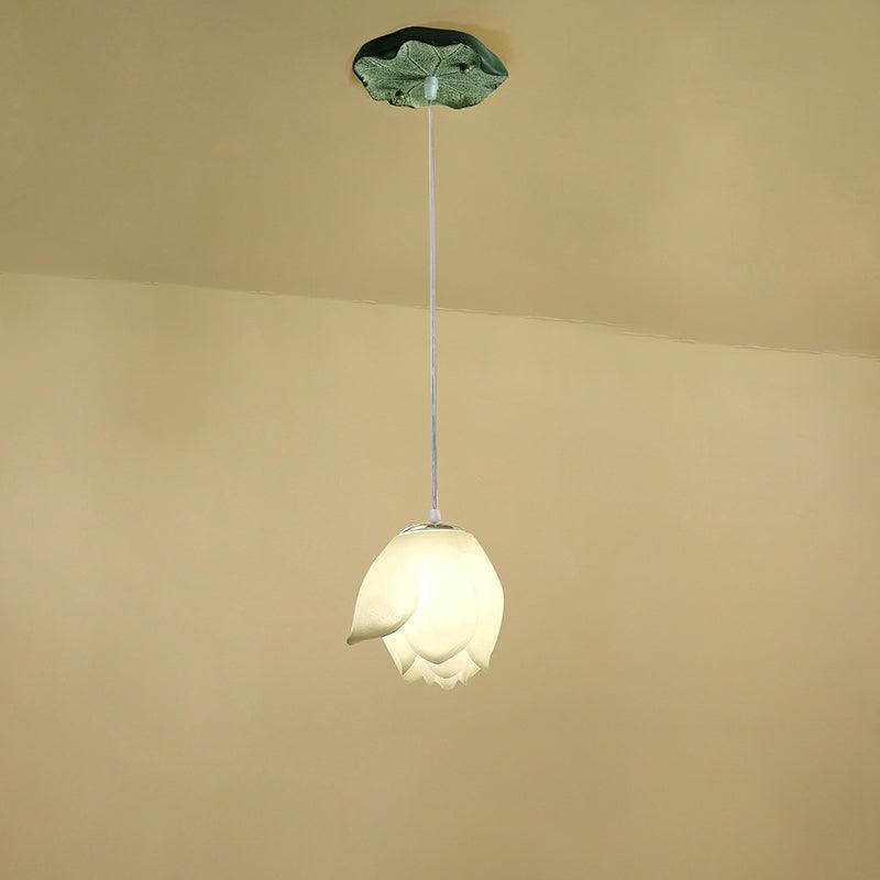 Lustra Chandelier Pendante 7 Lumières Rose Blanc - Neutralighting