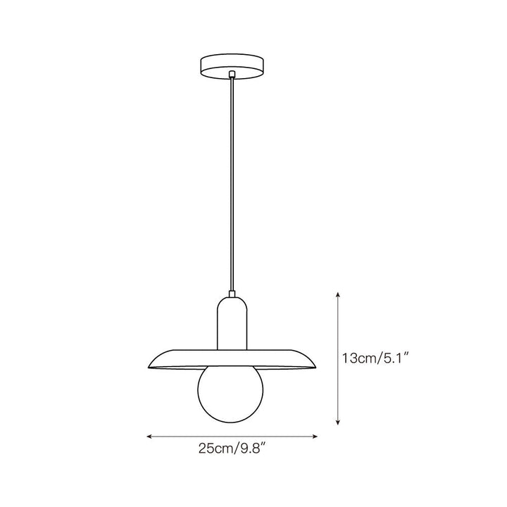 Ulcaran Lampe à Suspension Moderne Minimaliste En Métal Et Marbre - Neutralighting