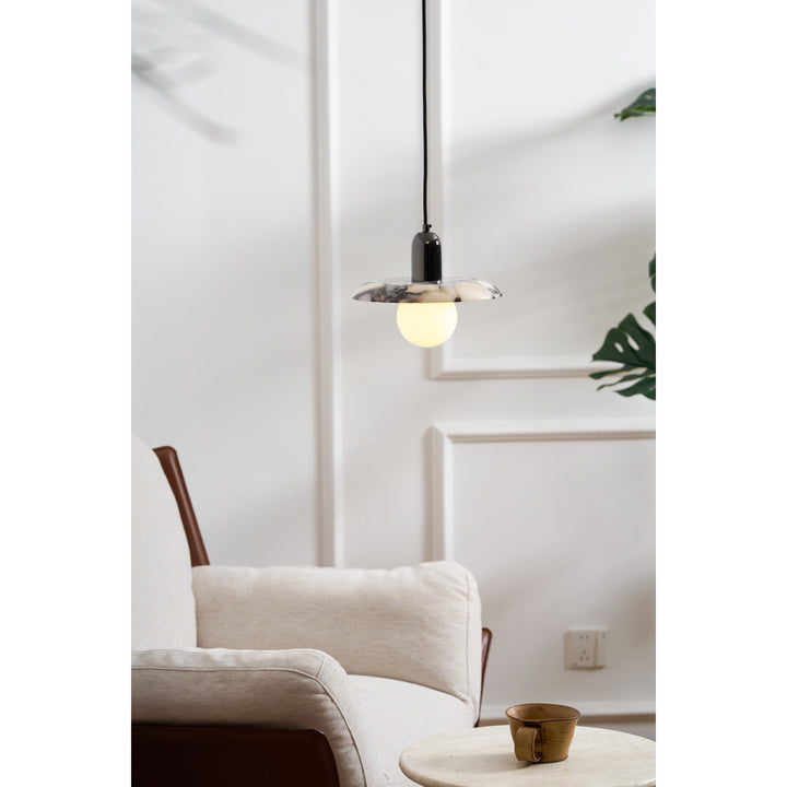 Ulcaran Lampe à Suspension Moderne Minimaliste En Métal Et Marbre - Neutralighting