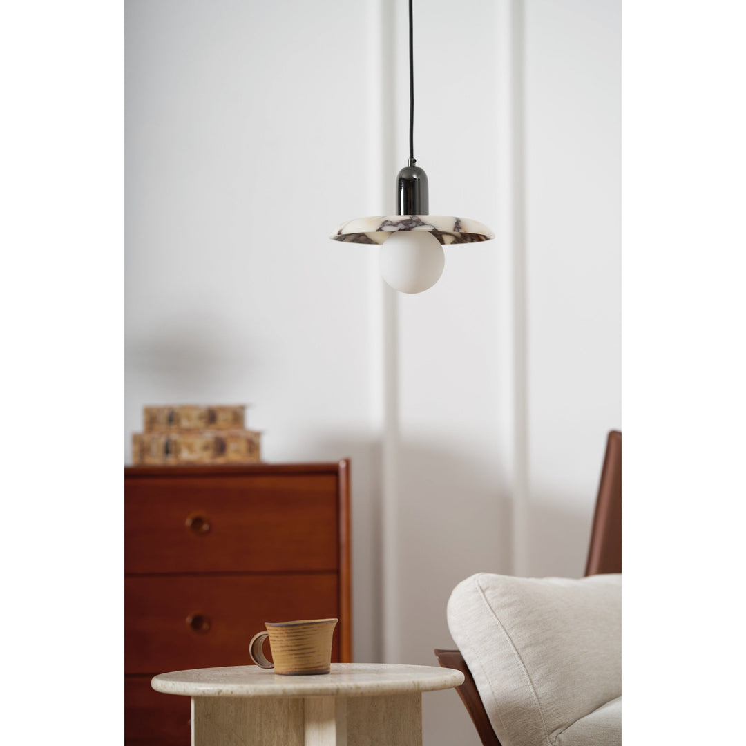 Ulcaran Lampe à Suspension Moderne Minimaliste En Métal Et Marbre - Neutralighting