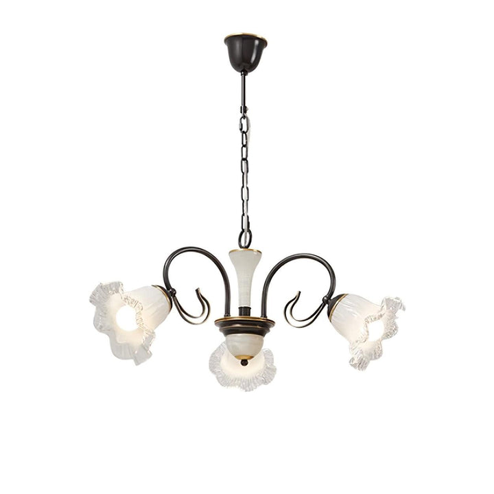 Umiron Chandelier Fer Verre Gothique - Neutralighting