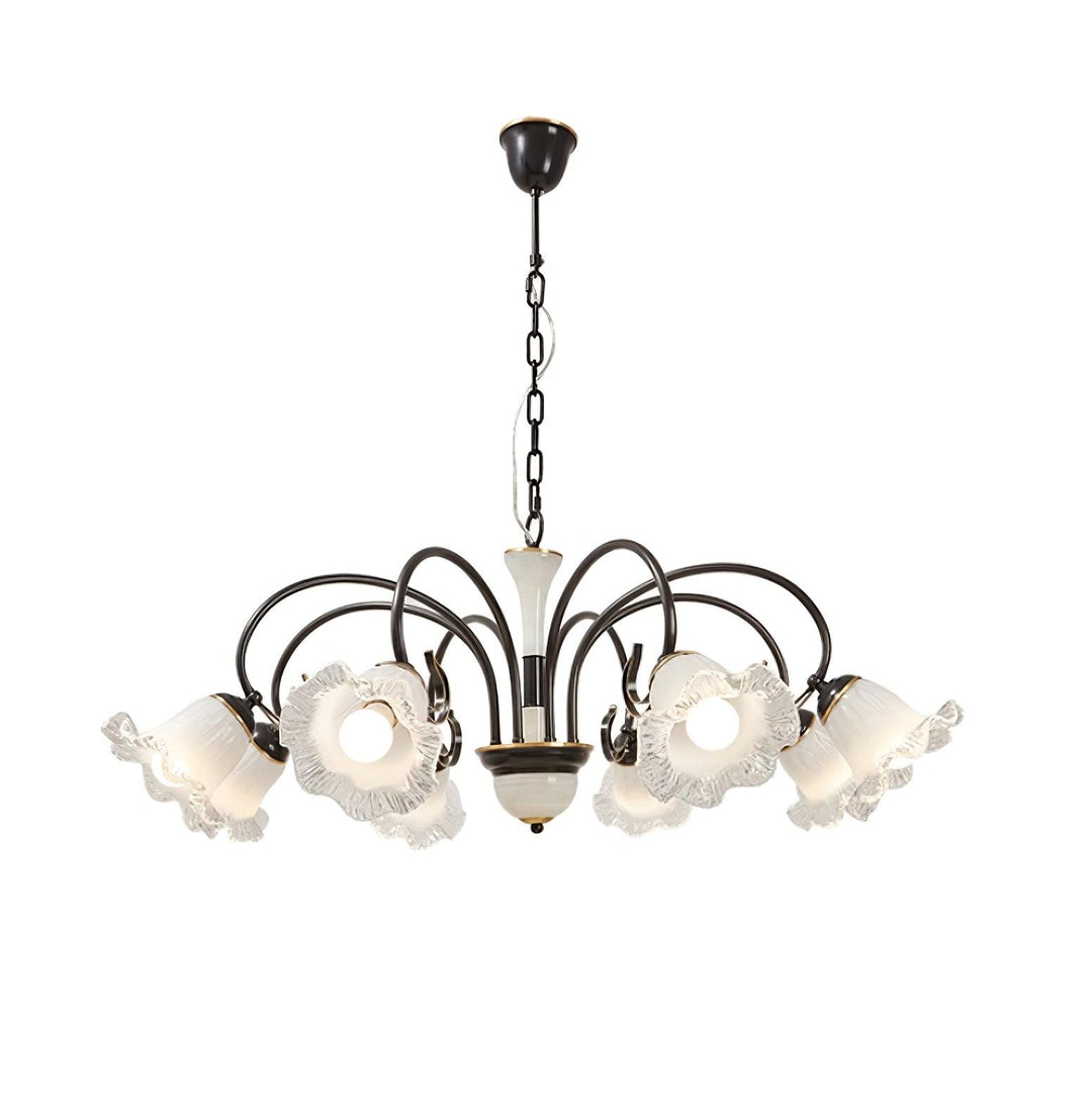 Umiron Chandelier Fer Verre Gothique - Neutralighting