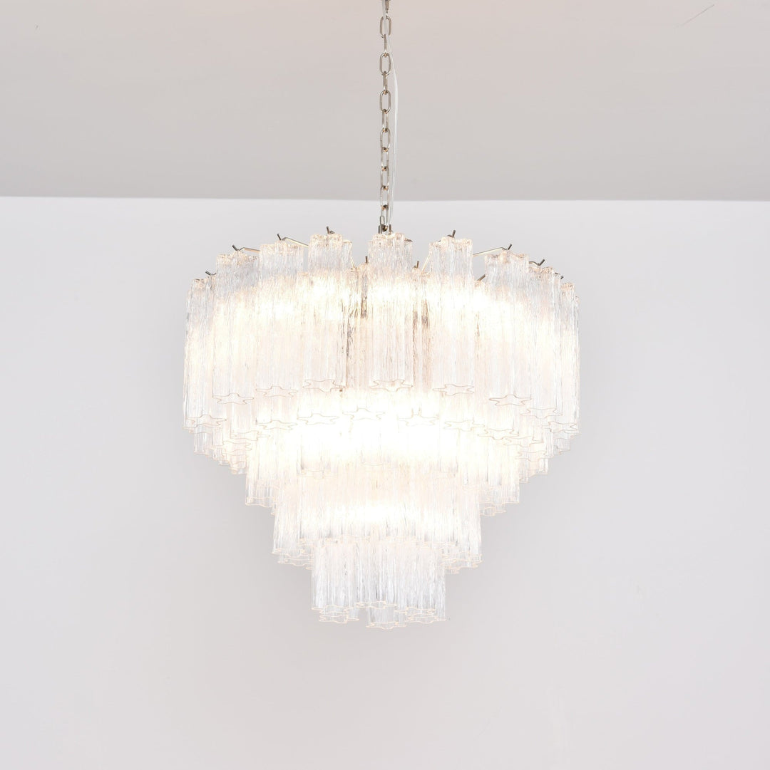 Aurora Lustre Transparent Verre Multi-Étage Cristal Lueur - Neutralighting