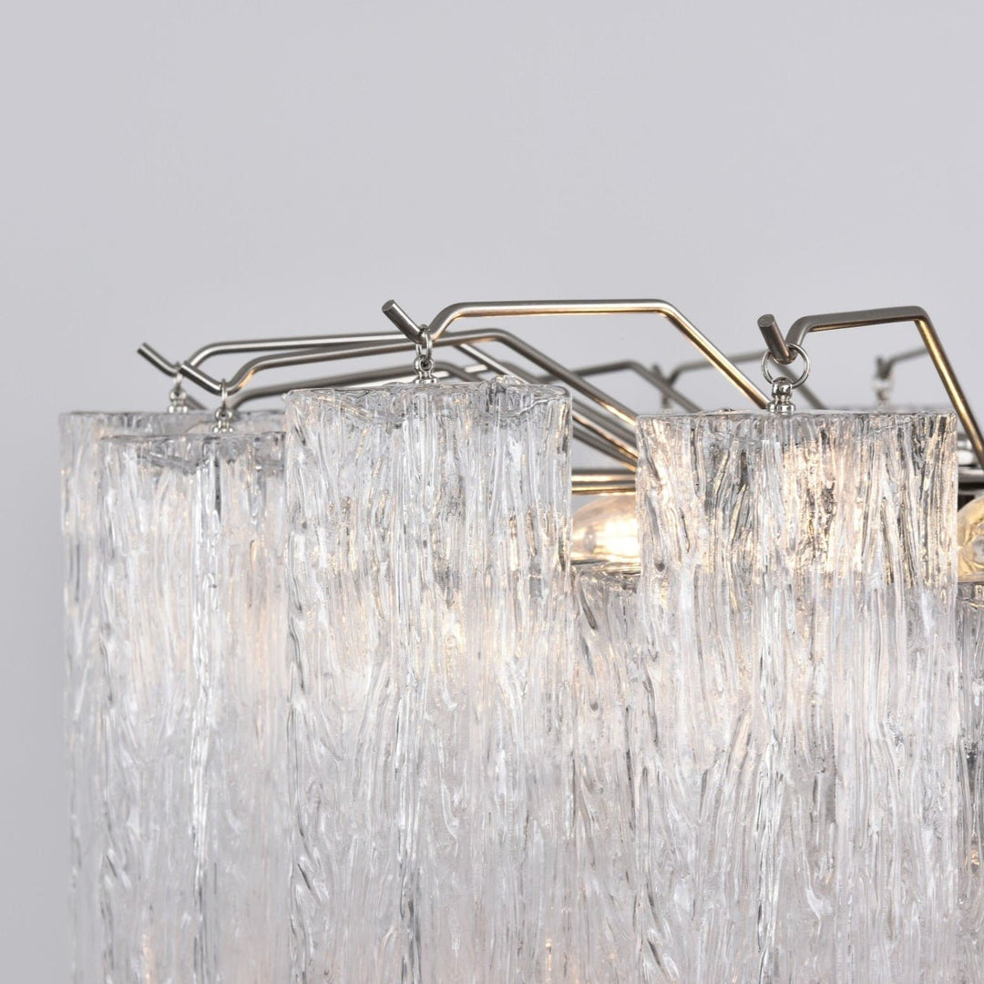 Aurora Lustre Transparent Verre Multi-Étage Cristal Lueur - Neutralighting