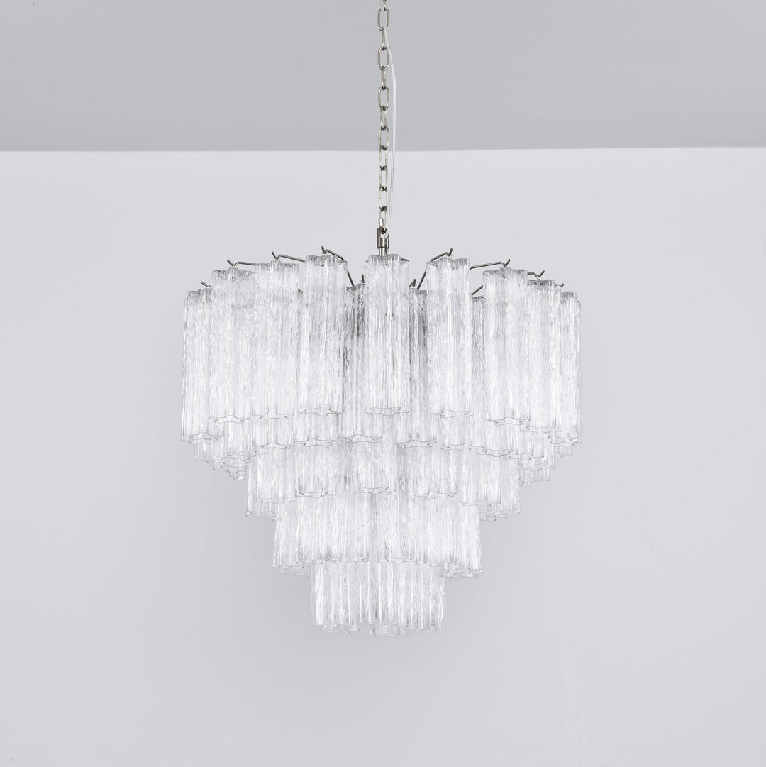 Aurora Lustre Transparent Verre Multi-Étage Cristal Lueur - Neutralighting