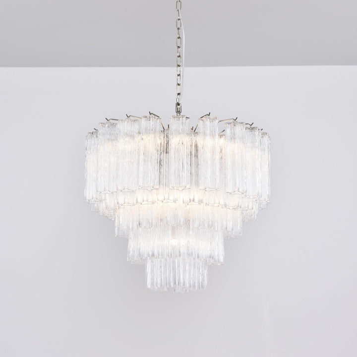Aurora Lustre Transparent Verre Multi-Étage Cristal Lueur - Neutralighting