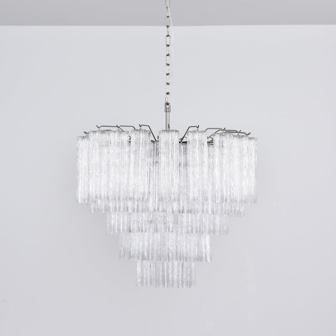 Aurora Lustre Transparent Verre Multi-Étage Cristal Lueur - Neutralighting