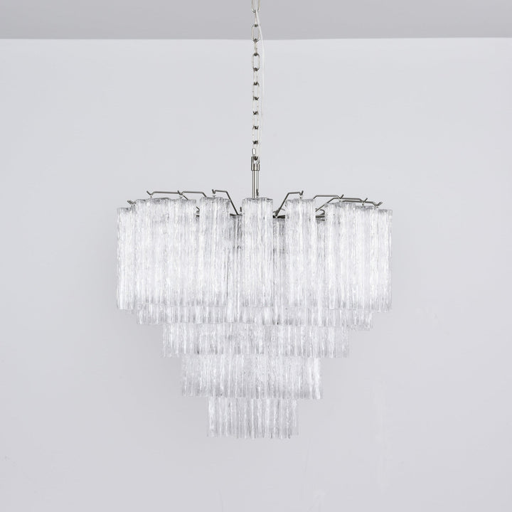 Aurora Lustre Transparent Verre Multi-Étage Cristal Lueur - Neutralighting
