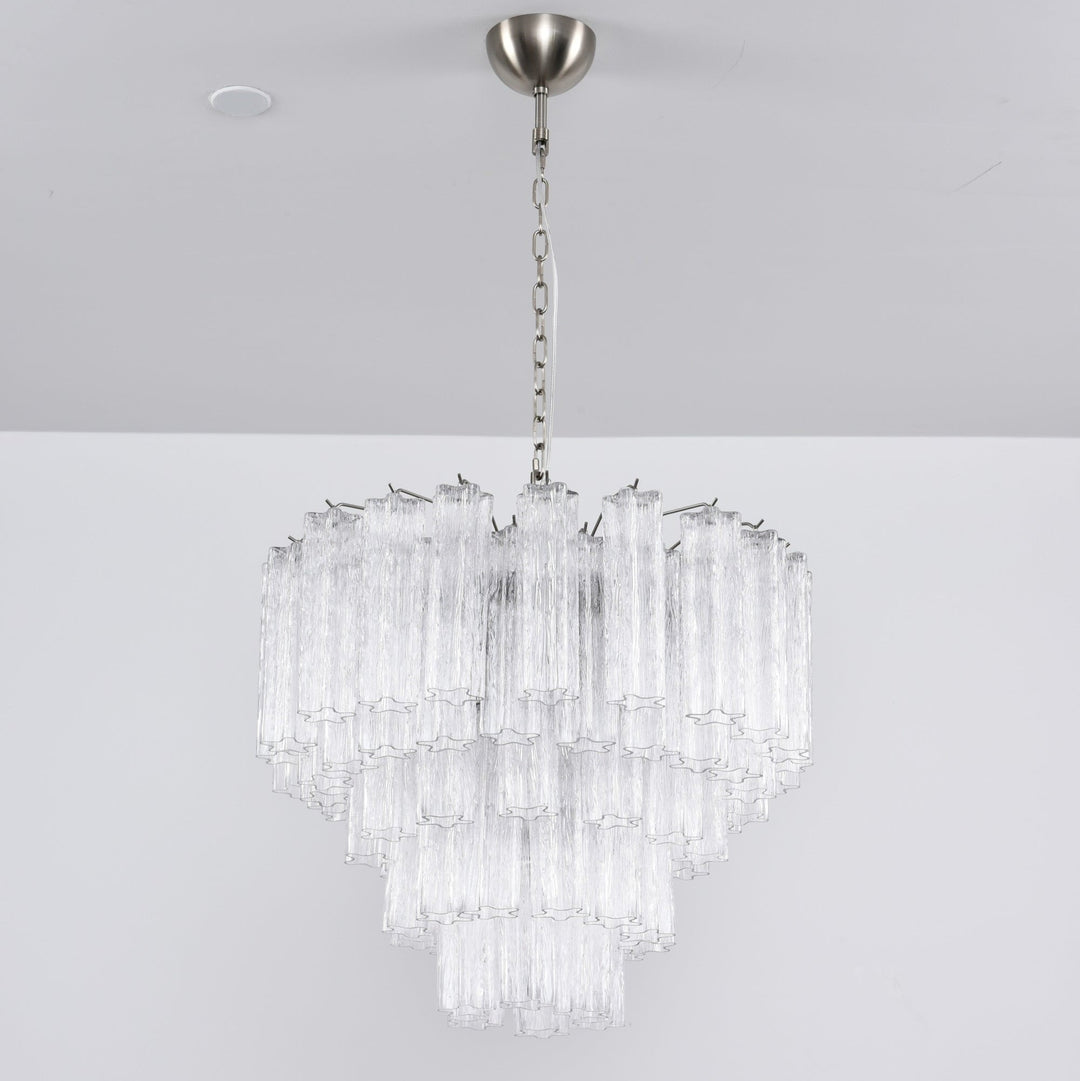 Aurora Lustre Transparent Verre Multi-Étage Cristal Lueur - Neutralighting