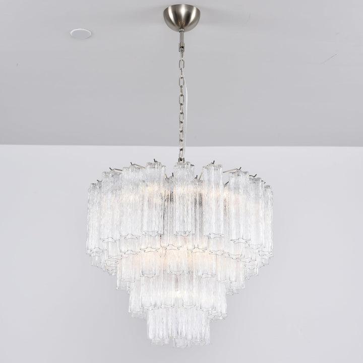 Aurora Lustre Transparent Verre Multi-Étage Cristal Lueur - Neutralighting