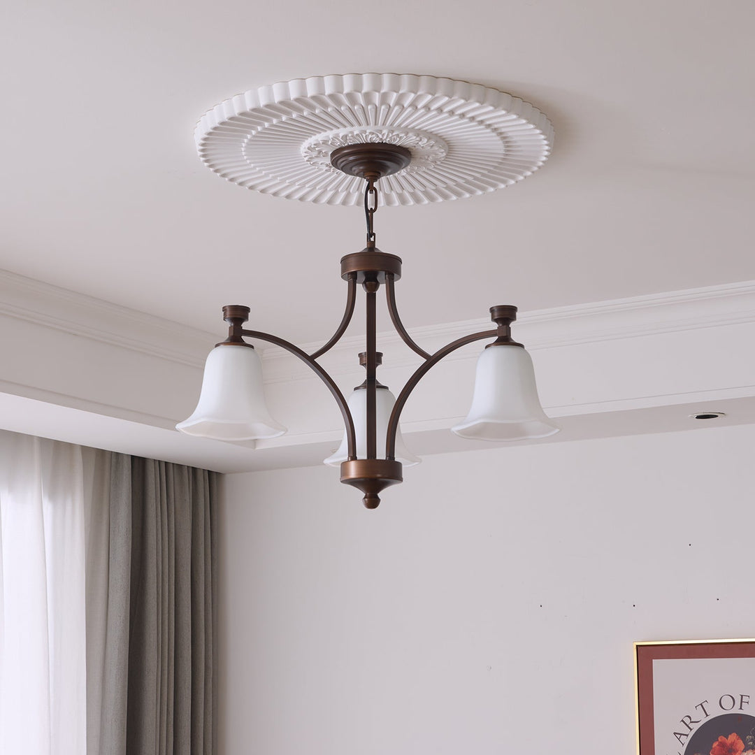 Viloros Chandelier Verre Cloche Premium Traditionnel - Neutralighting