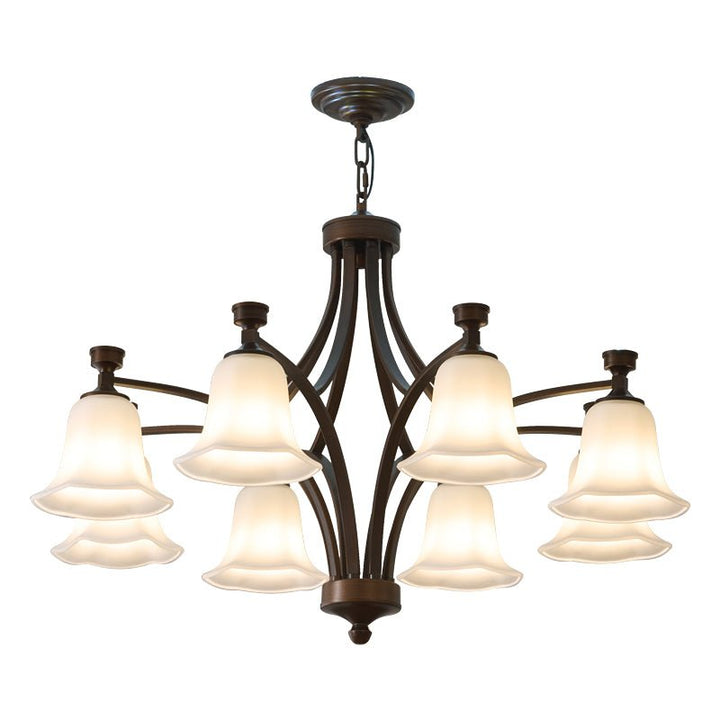 Viloros Chandelier Verre Cloche Premium Traditionnel - Neutralighting