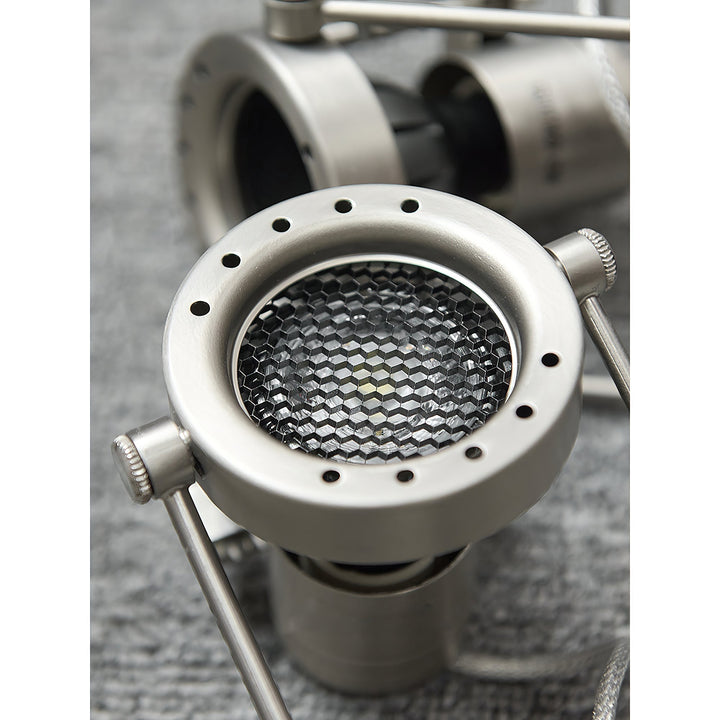 Ivelor Spots Sur Rail Industriels Vintage en Métal et Verre - Neutralighting