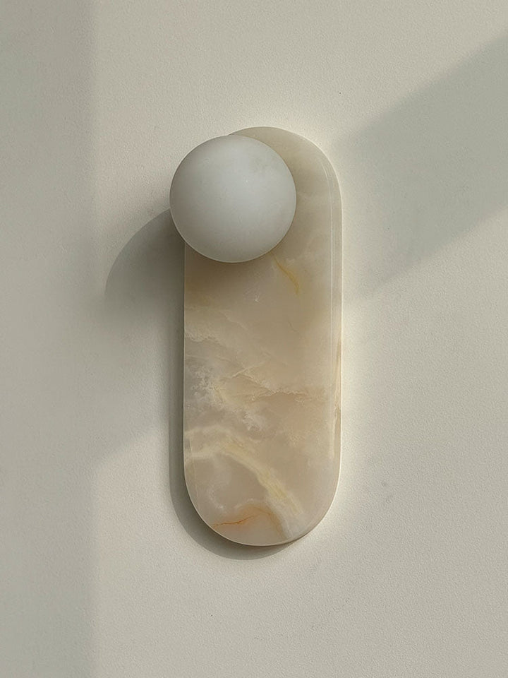 Comarion Applique Murale Marbre Blanc Jade Art Nordic Premium - Neutralighting