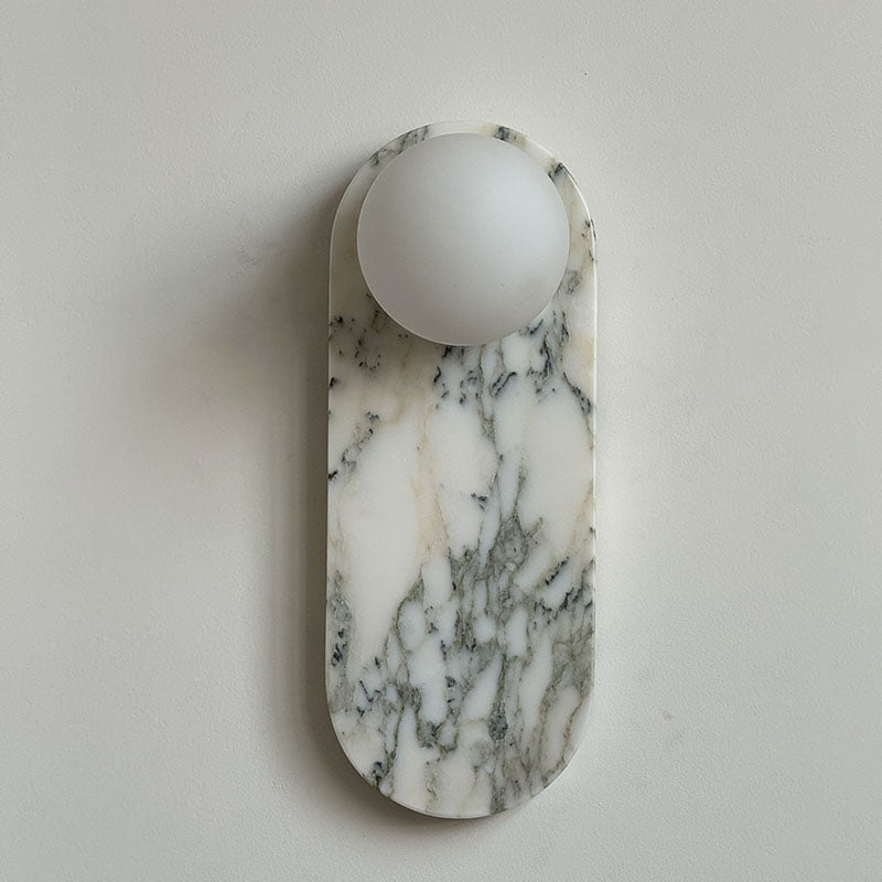 Comarion Applique Murale Marbre Blanc Jade Art Nordic Premium - Neutralighting