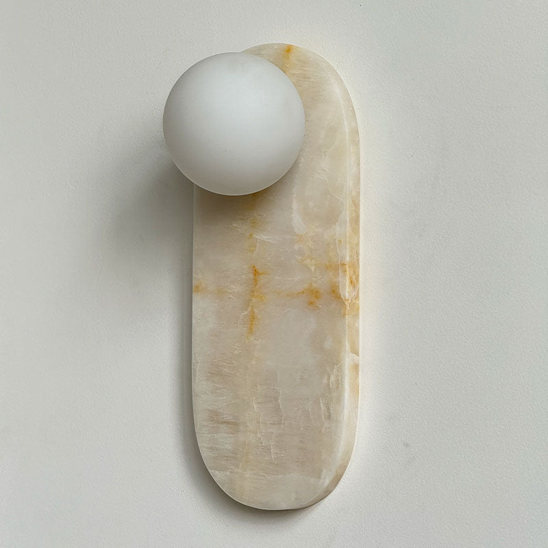 Comarion Applique Murale Marbre Blanc Jade Art Nordic Premium - Neutralighting