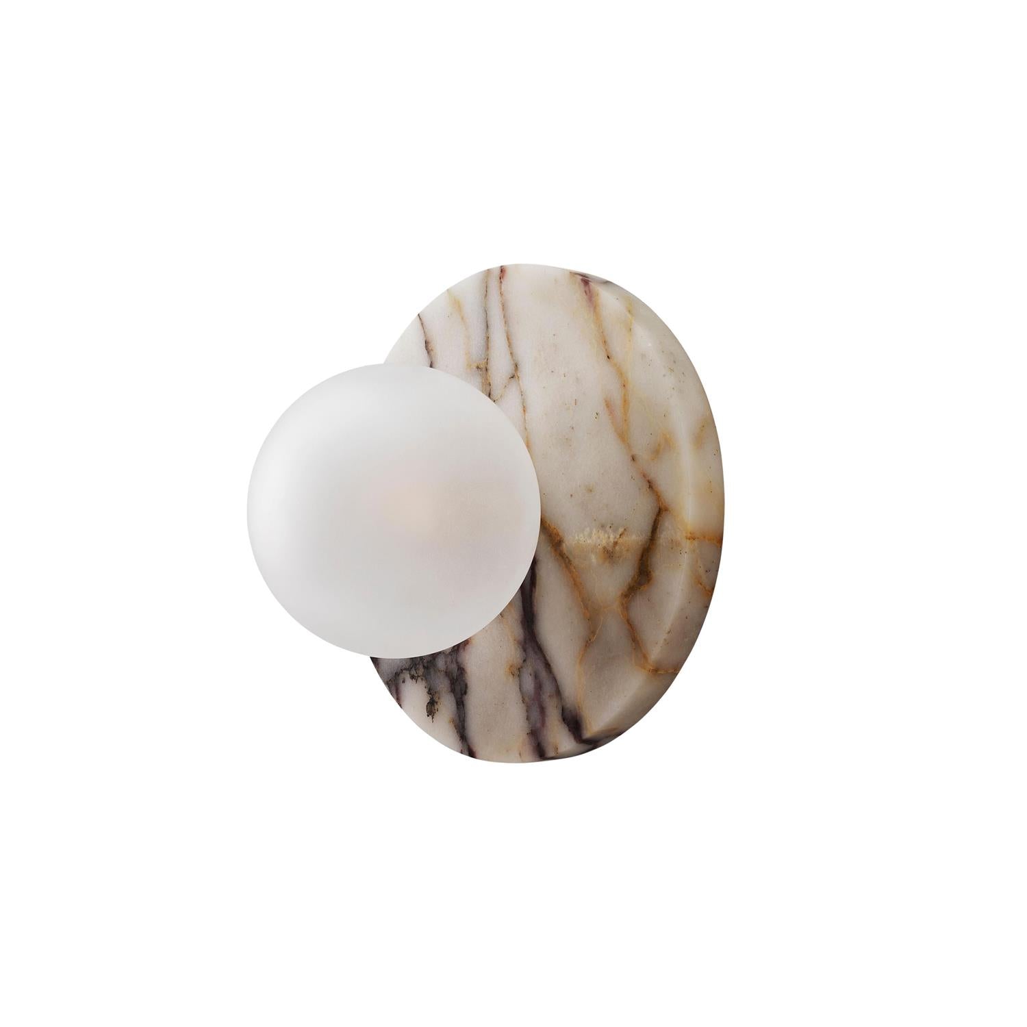 Arthaen Applique Murale Travertin Marbre Flushmount Minimaliste Moderne - Neutralighting