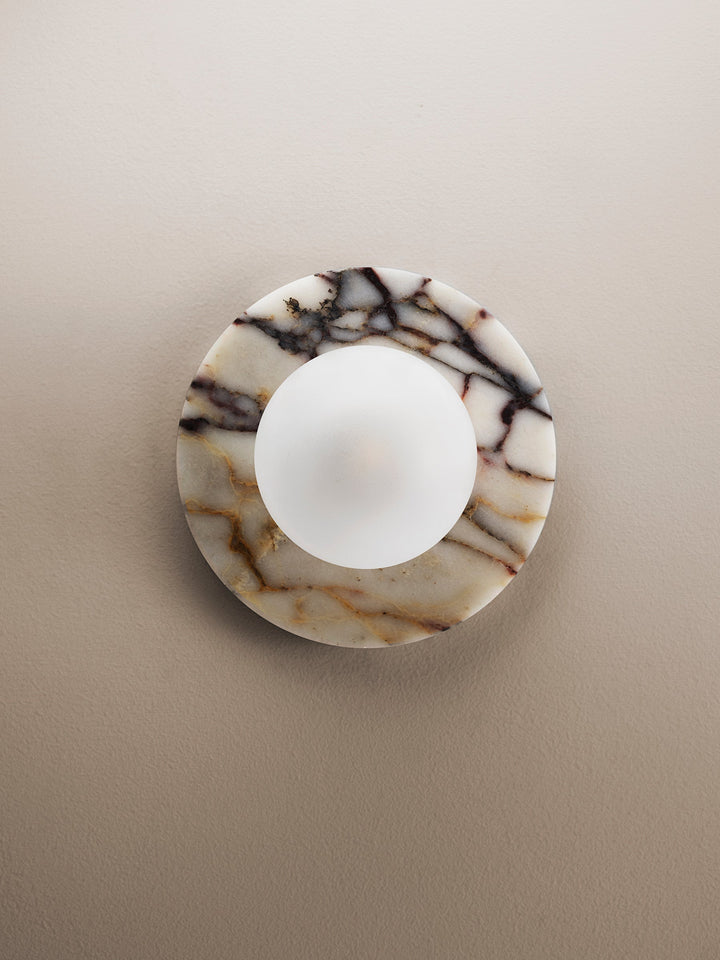 Arthaen Applique Murale Travertin Marbre Flushmount Minimaliste Moderne - Neutralighting