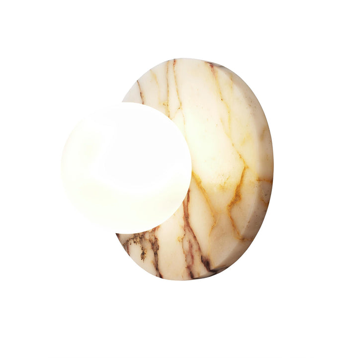 Arthaen Applique Murale Travertin Marbre Flushmount Minimaliste Moderne - Neutralighting