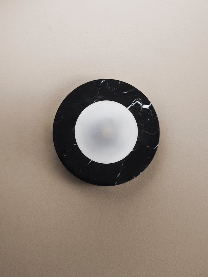 Arthaen Applique Murale Travertin Marbre Flushmount Minimaliste Moderne - Neutralighting