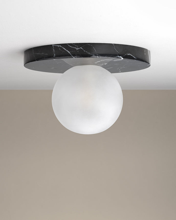 Arthaen Applique Murale Travertin Marbre Flushmount Minimaliste Moderne - Neutralighting