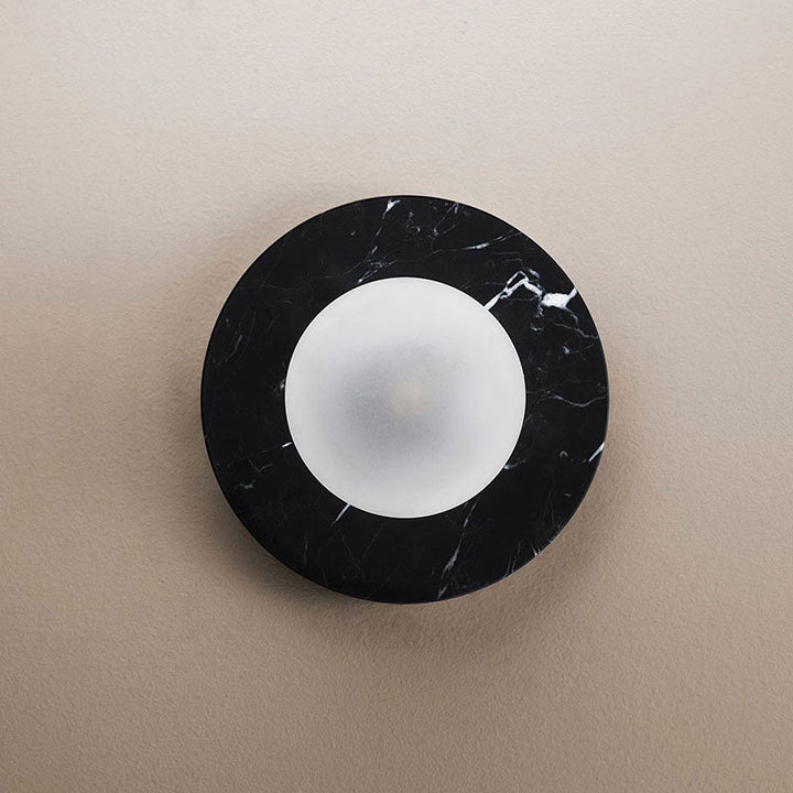 Arthaen Applique Murale Travertin Marbre Flushmount Minimaliste Moderne - Neutralighting