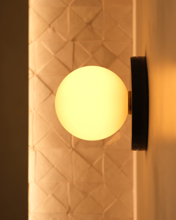 Arthaen Applique Murale Travertin Marbre Flushmount Minimaliste Moderne - Neutralighting