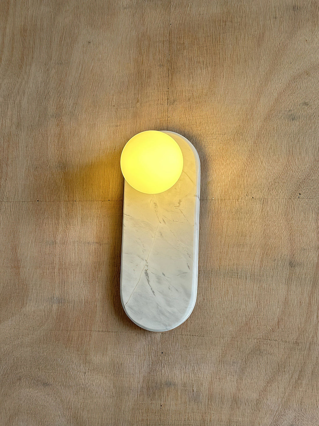 Comarion Applique Murale Marbre Blanc Jade Art Nordic Premium - Neutralighting