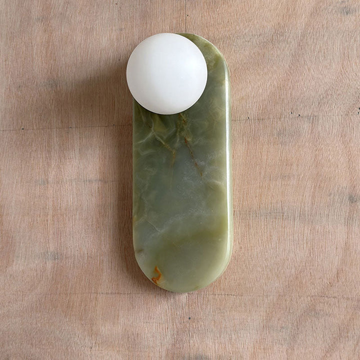 Syraeia Applique Murale Marbre Jade Minimaliste Moderne - Neutralighting