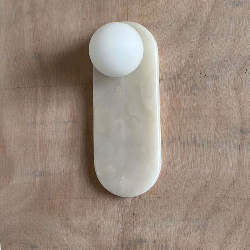 Comarion Applique Murale Marbre Blanc Jade Art Nordic Premium - Neutralighting