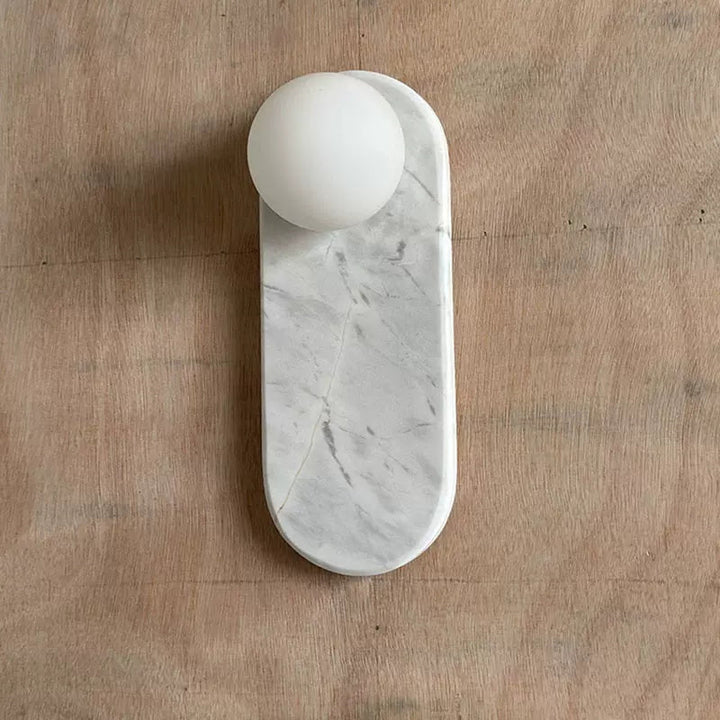 Syraeia Applique Murale Marbre Jade Minimaliste Moderne - Neutralighting