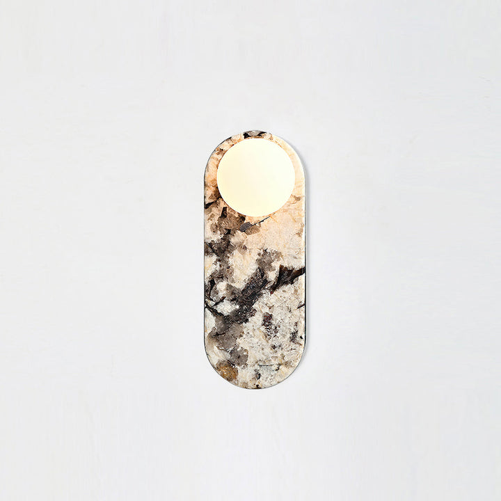Lucie Applique Murale Ovale Marbre Verre Nordic Premium - Neutralighting