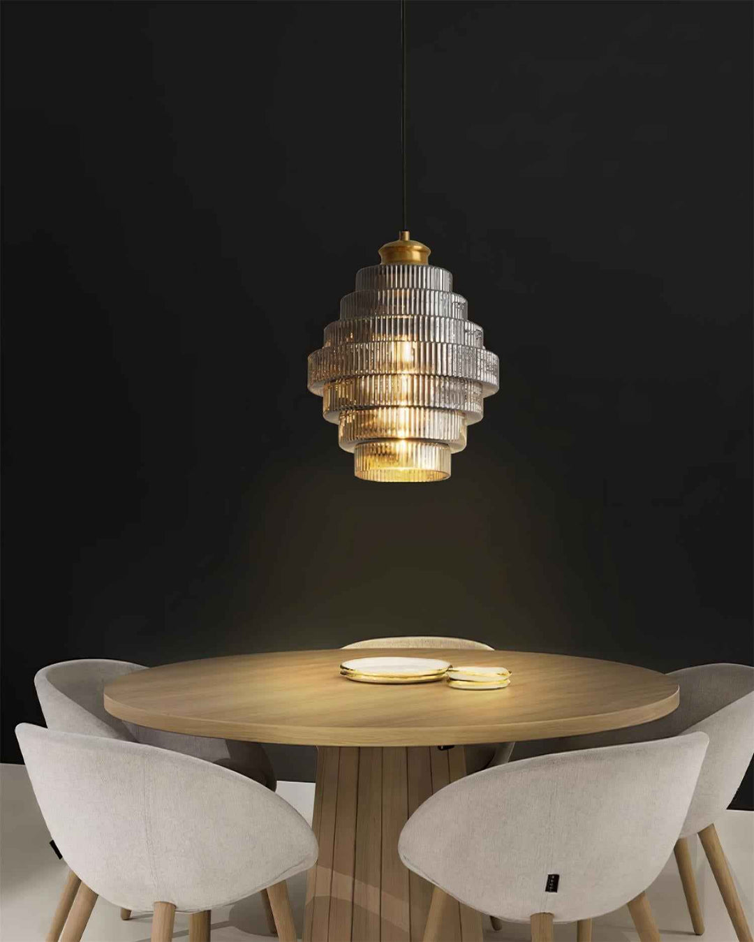 Lampe lle en Laiton – Design Contemporain