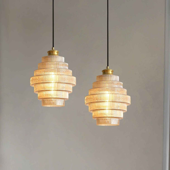 Lampe lle en Laiton – Design Contemporain