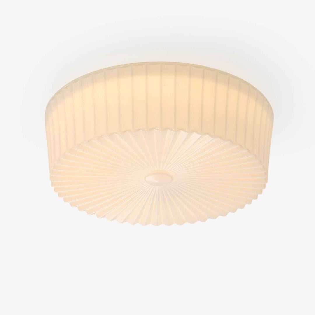 Lustra Verre 38cm Blanc LED