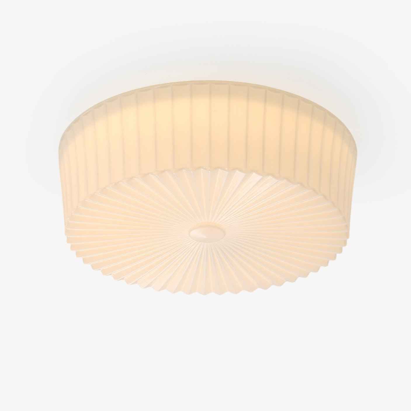 Lustra Verre 38cm Blanc LED