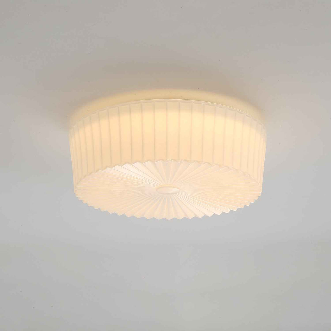 Lustra Verre 38cm Blanc LED