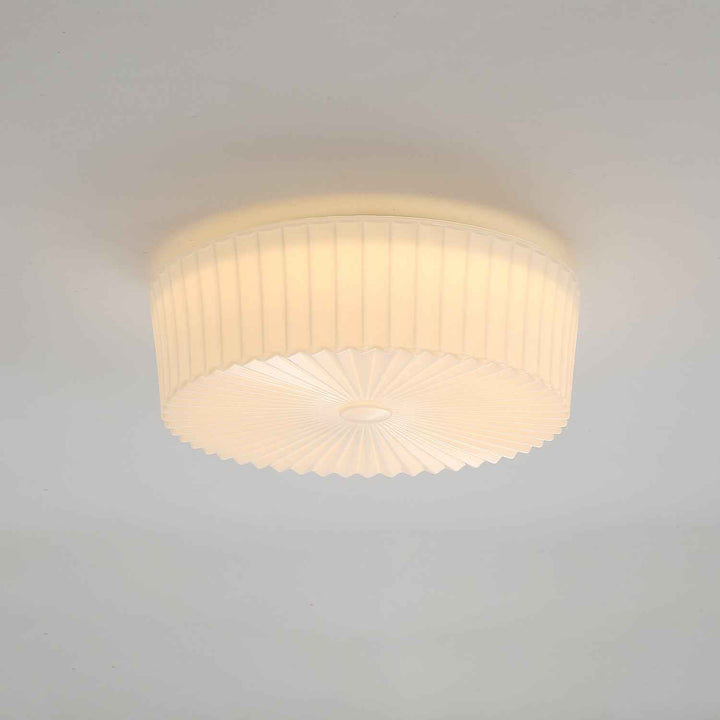 Lustra Verre 38cm Blanc LED