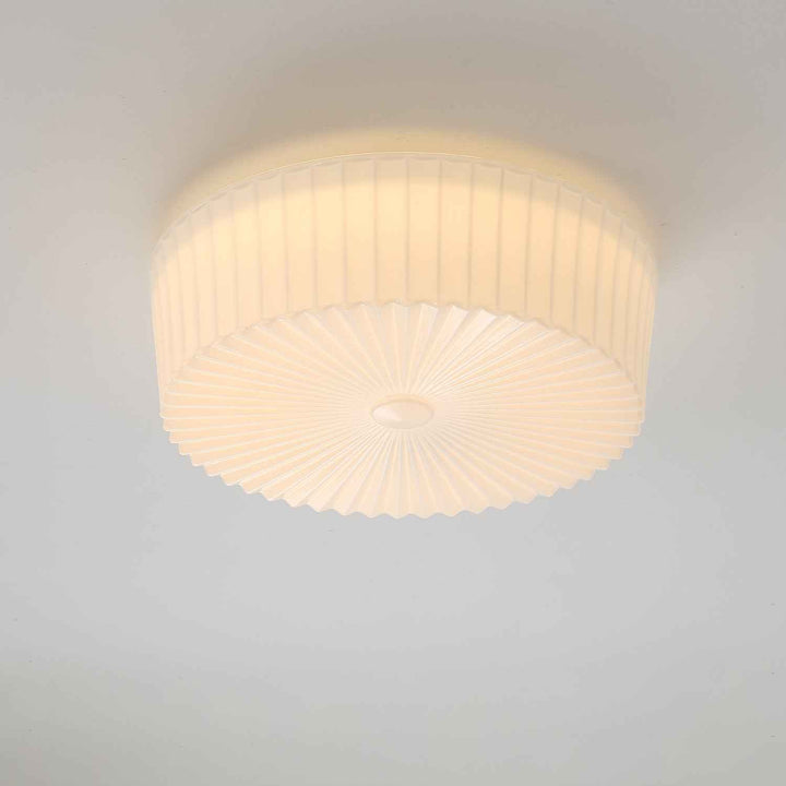 Lustra Verre 38cm Blanc LED