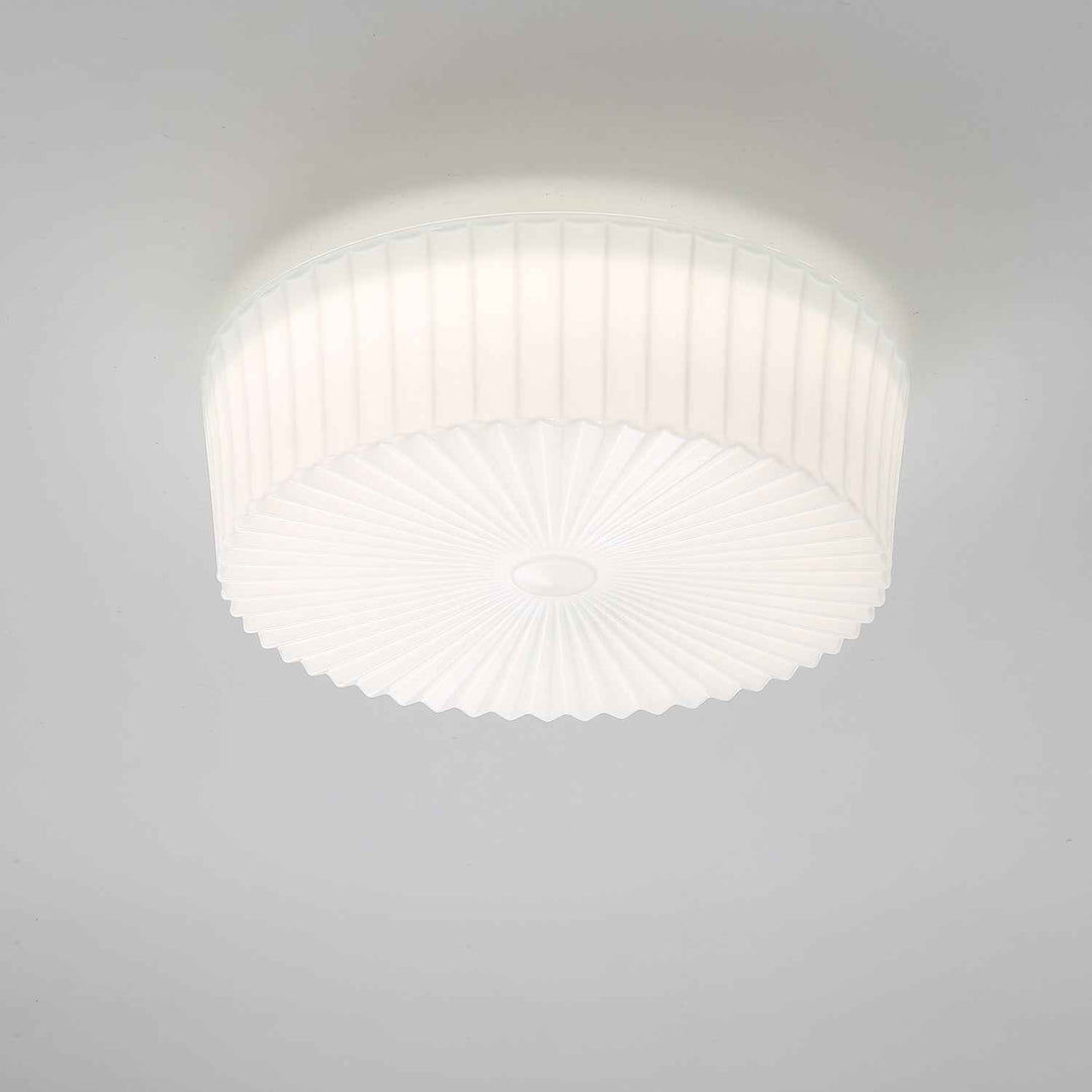 Lustra Verre 38cm Blanc LED