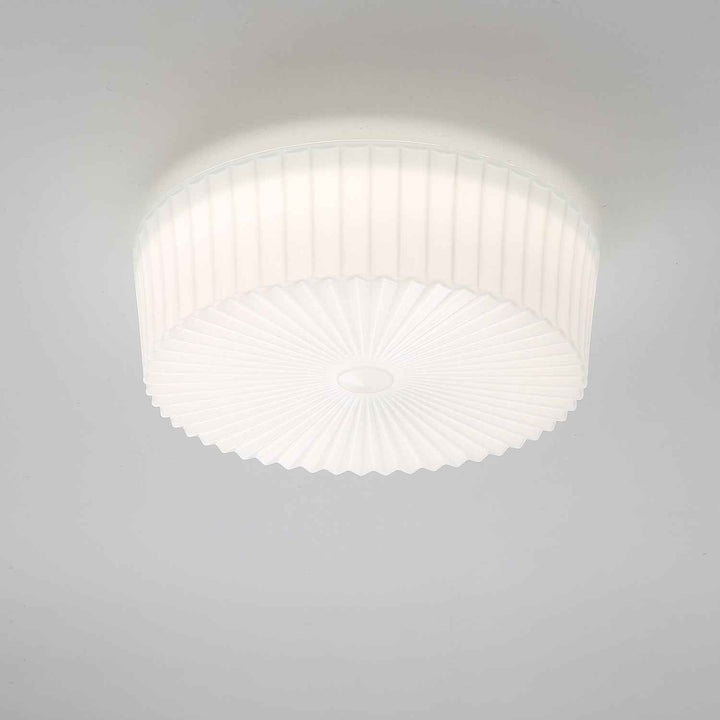 Lustra Verre 38cm Blanc LED