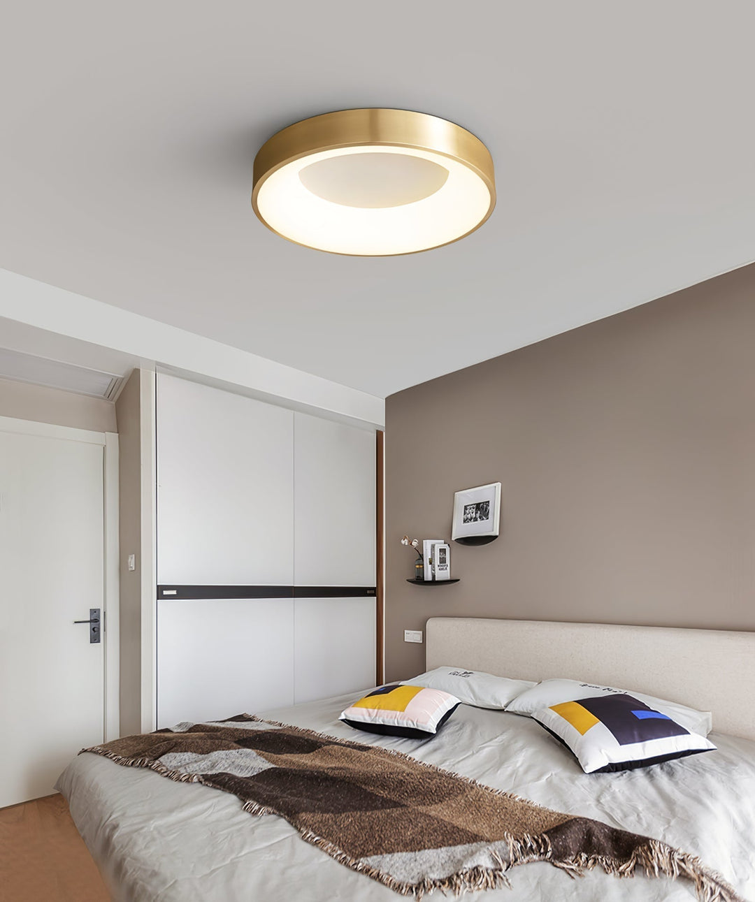 Zetheos Plafonnier Laiton Moderne Minimaliste - Neutralighting