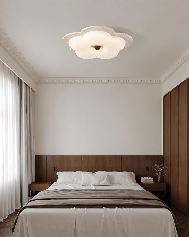 Riita Plafonnier Fleur Travertin - Neutralighting