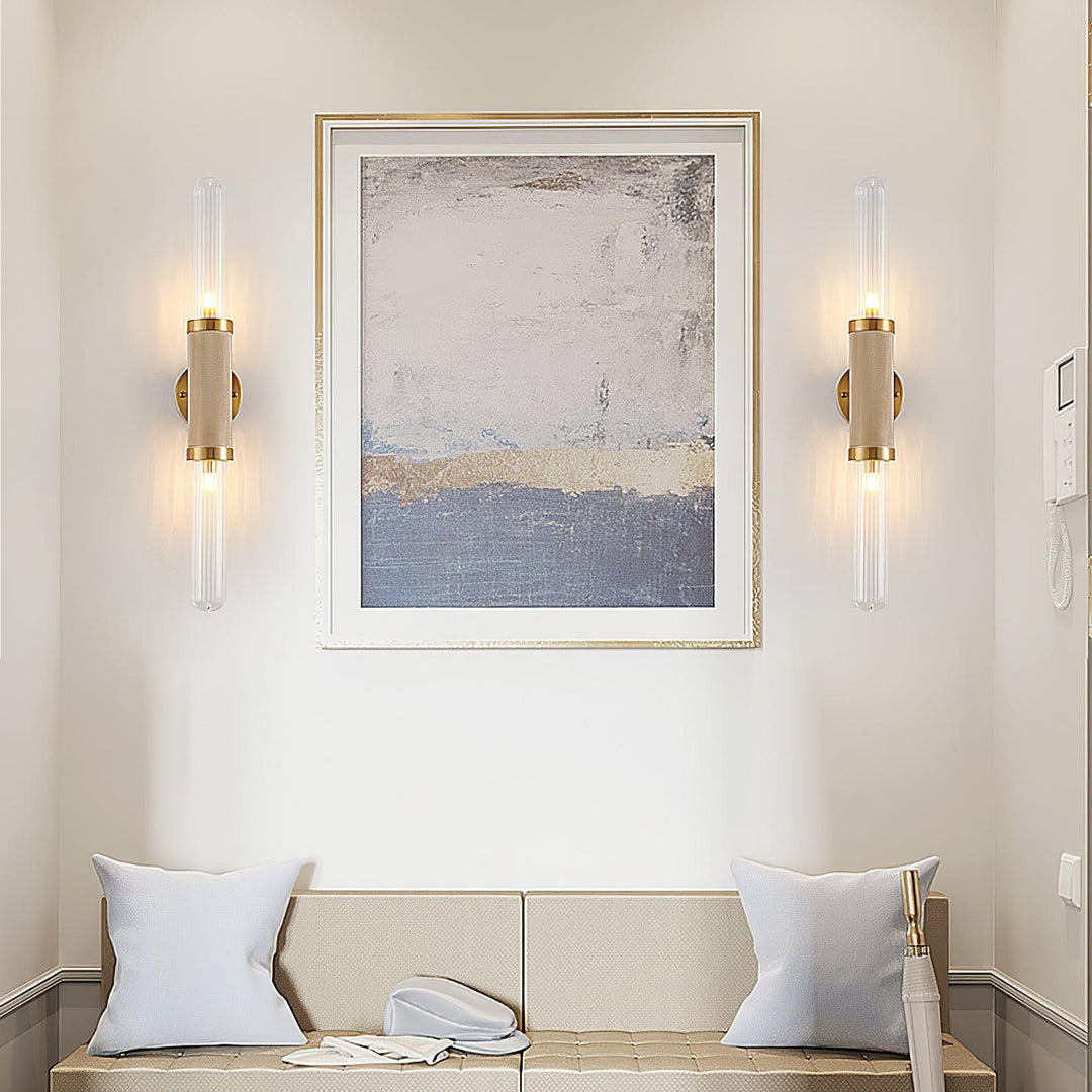 Alorira Applique Murale en Verre Colonne Art Nordique - Neutralighting